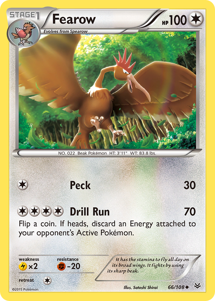 Roaring Skies Fearow #66/108